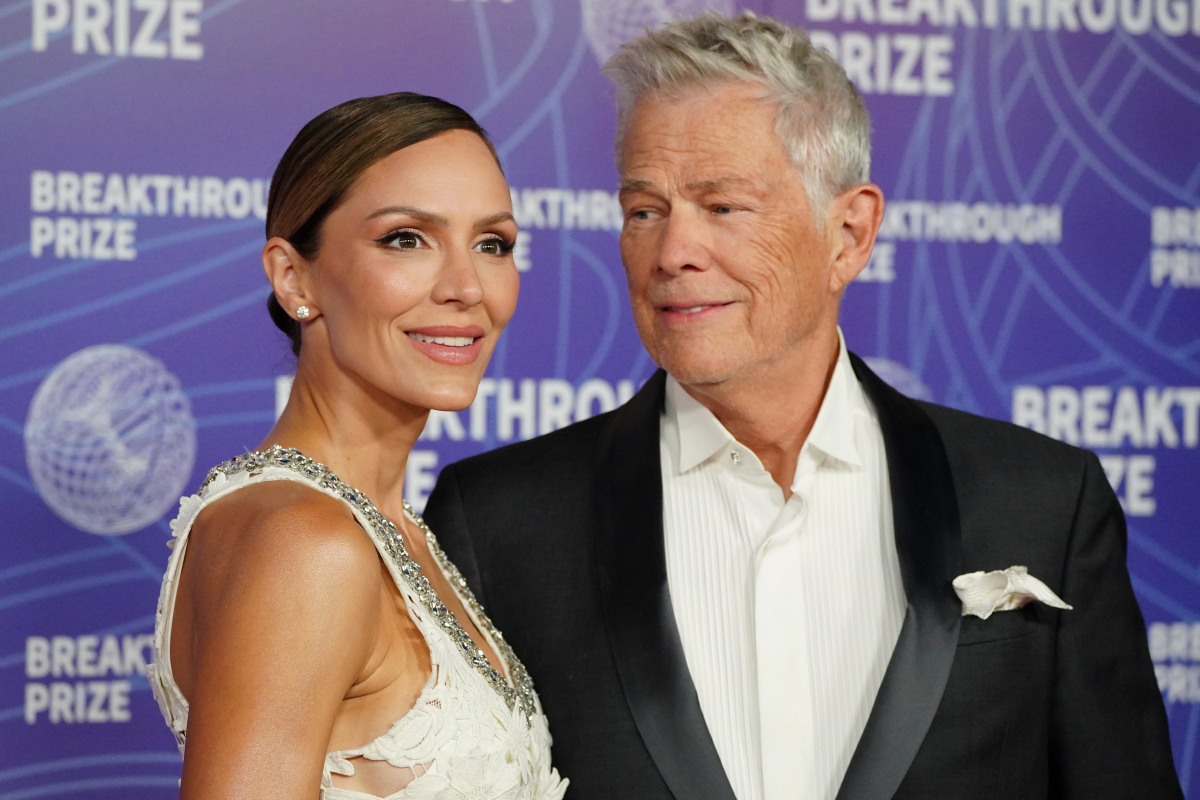 Katharine McPhee Foster a jej manžel David Foster.