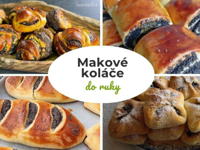 Na raňajky, do školy aj na cesty. 12 receptov na makové koláče do ruky