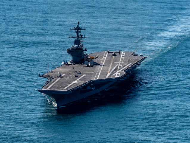 Trump USS George H.W. Bush