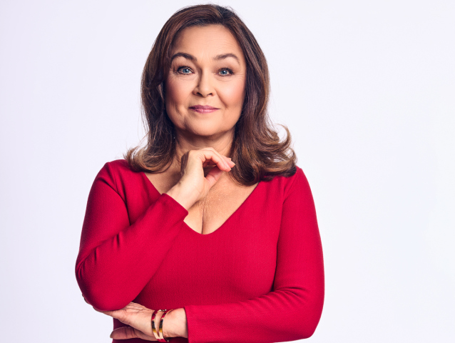 Herečka Dagmar Sanitrová. 