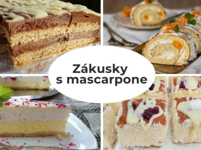 Cukrárska stálica: 10 receptov na jemné krémové zákusky s mascarpone