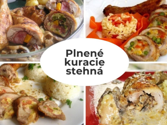 12x plnené kuracie stehienka. Ideálne, keď chcete pripraviť na obed niečo výnimočnejšie