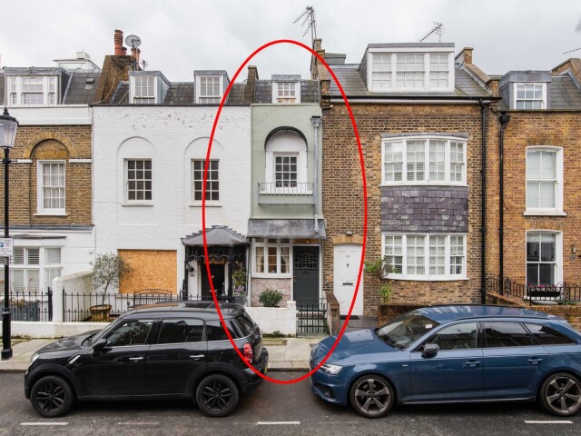 Kensington, druhý najuží dom, Londýn, Peel Street