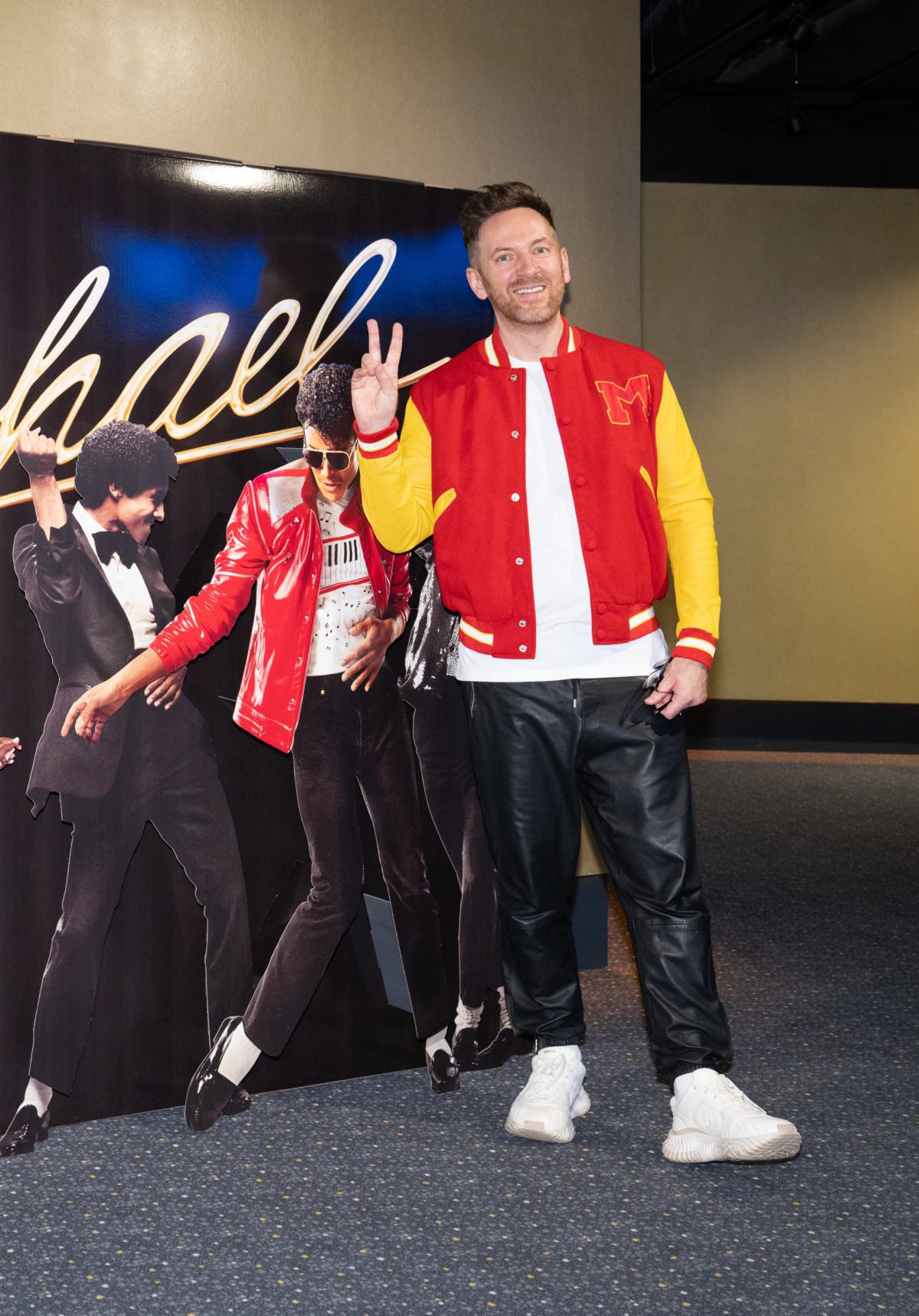 Spevák Miro Jaroš na premiére filmu Michael.