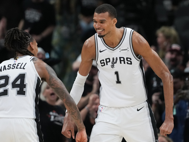 Trail Blazers Spurs Basketball wembanyama