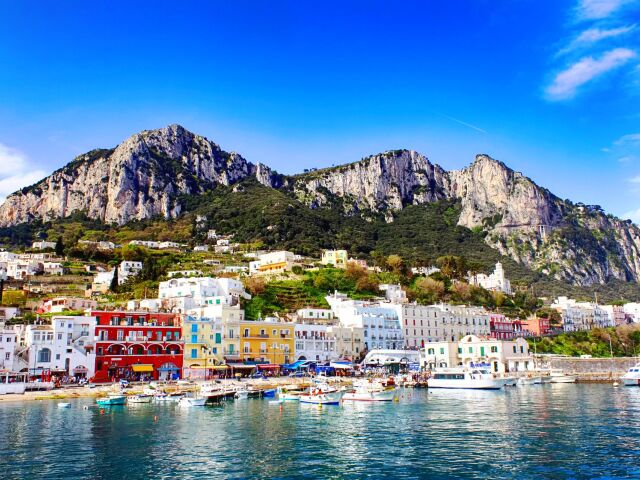 Taliansko, Capri, more, dovolenka