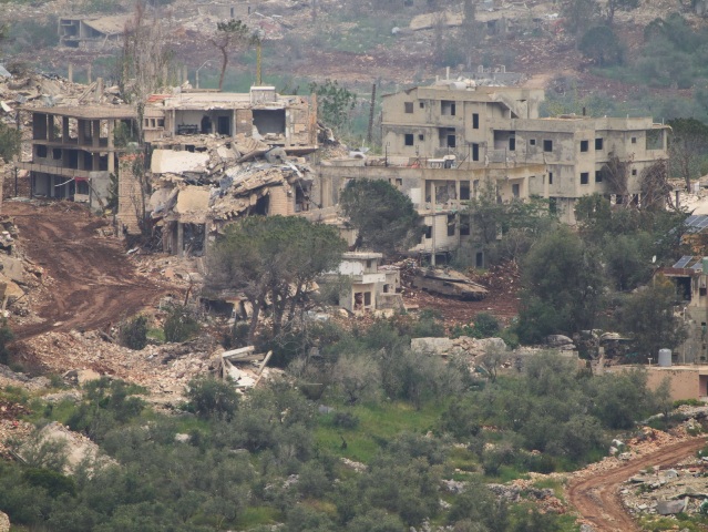 Izrael, Libanon, tank,