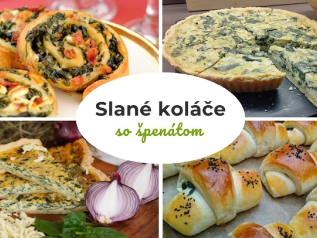 Quiche, pizza, slimáky aj rožteky. 12 receptov na slané koláče so špenátom