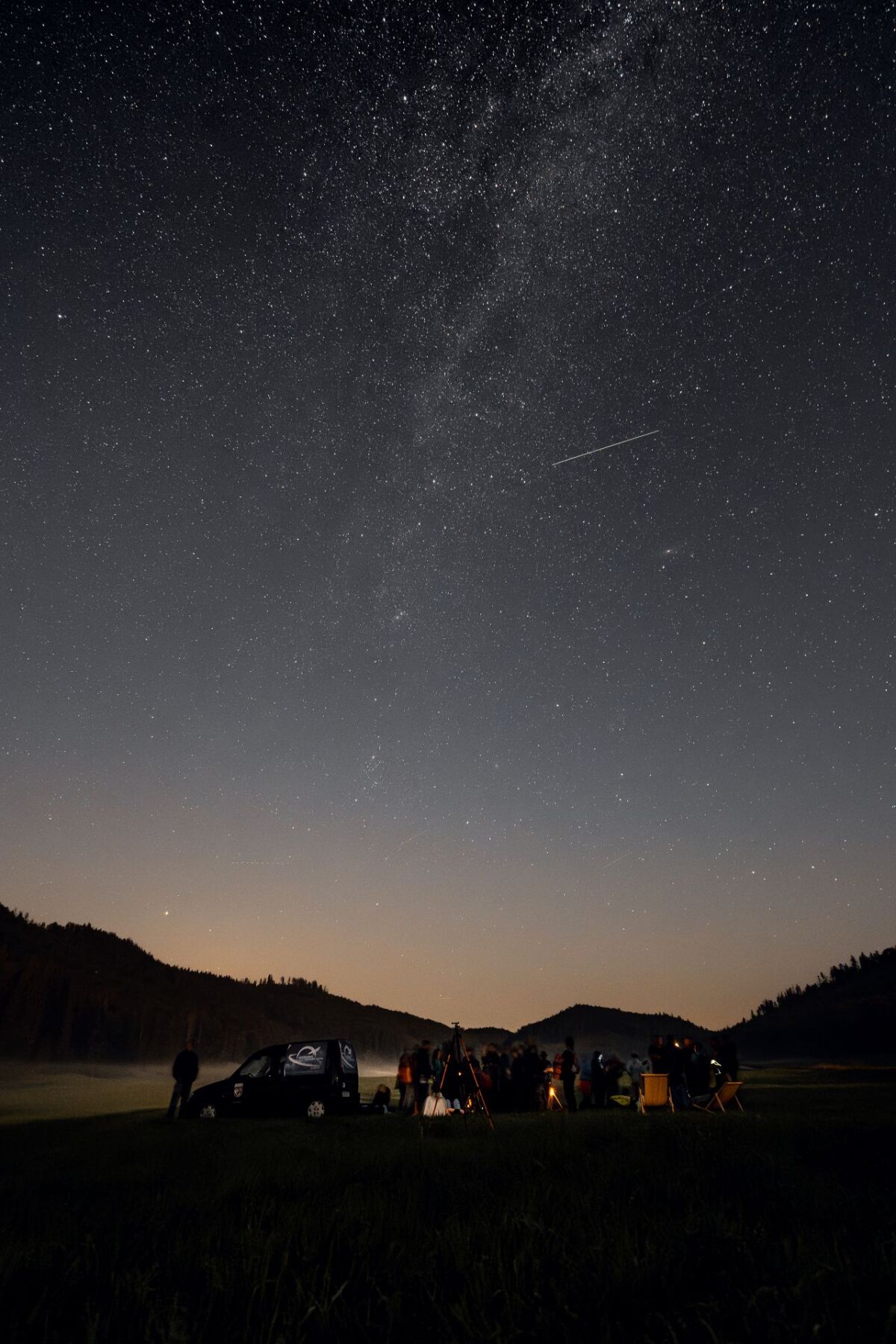 Pozorovanie nočnej oblohy - Muránska planina