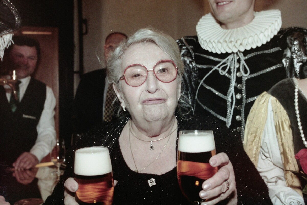 Herečka Stella Zázvorková na archívnom zábere. 