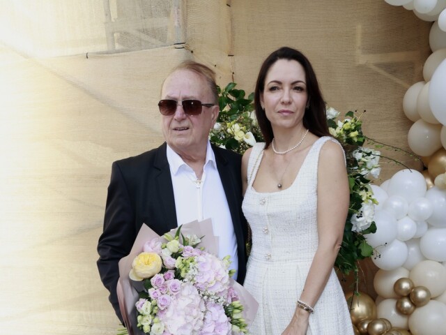 Spevák Petr Janda a jeho manželka Alice Jandová. 