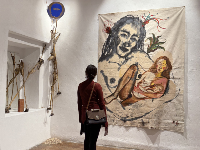 Sokol, Malba Katarina Janeckova Walshe a site specific instalacia Katarina Balunova