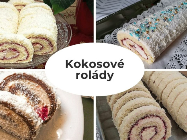 Tucet receptov na kokosovú roládu s pečením aj bez. Nenechajte si ujsť ani rodinnú retro klasiku z roku 1965