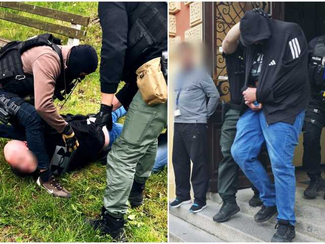 polícia, zadržaný