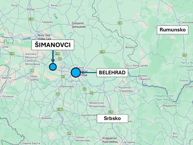 Šimanovci, Srbsko