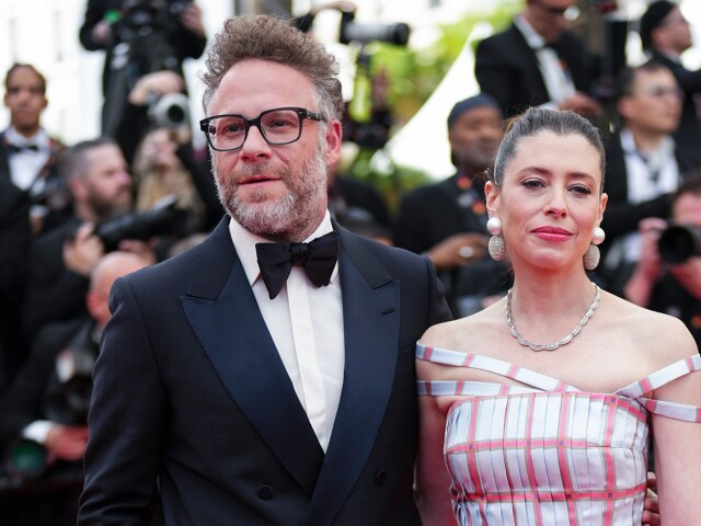 Seth Rogen s manželkou Lauren Miller na MFF v Cannes