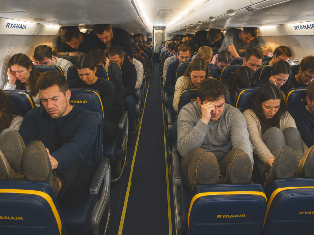 Ryanair, lietadlo, cestovanie, doprava,