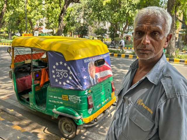 India Trump Auto Rickshaw