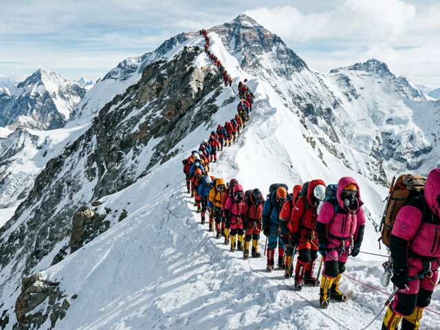 Everest, turisti, Himaláje