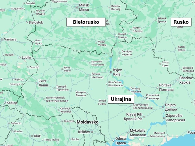 Ukrajina, Bielorusko, Rusko