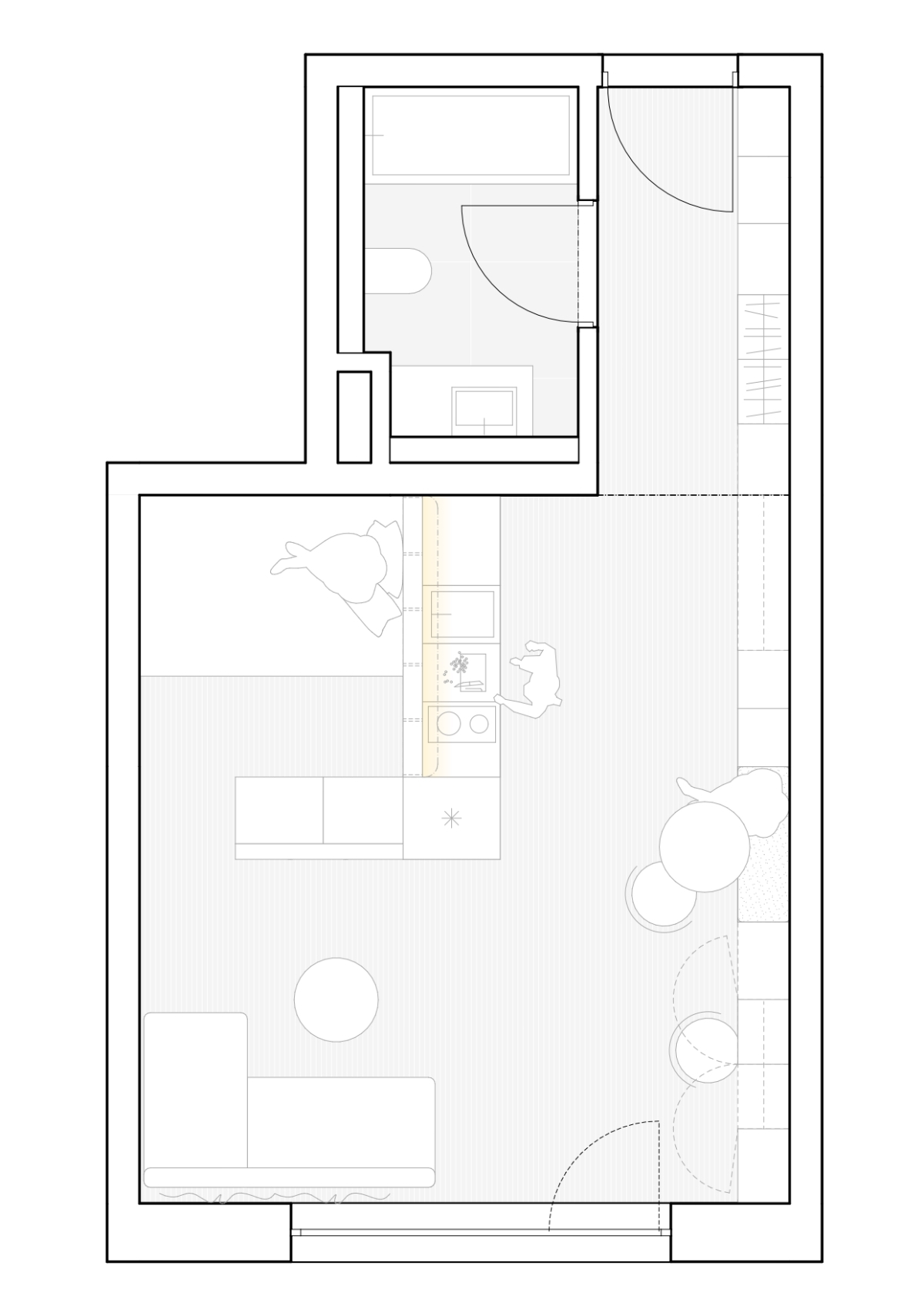 Create space interier byt guthaus