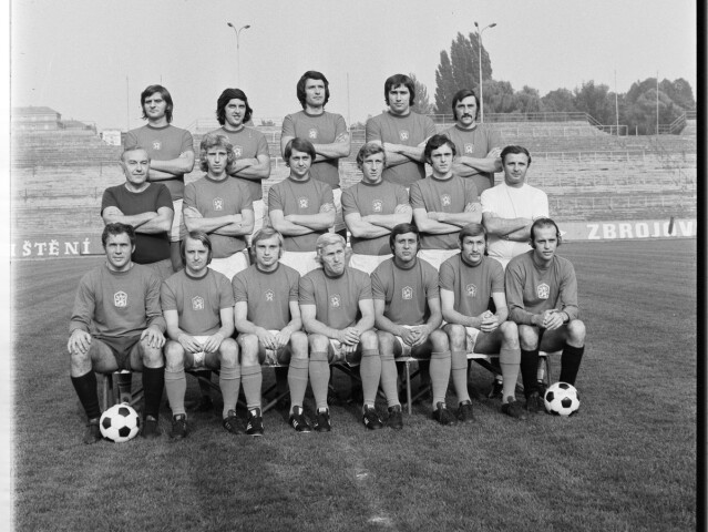 Československo, futbal, 1975