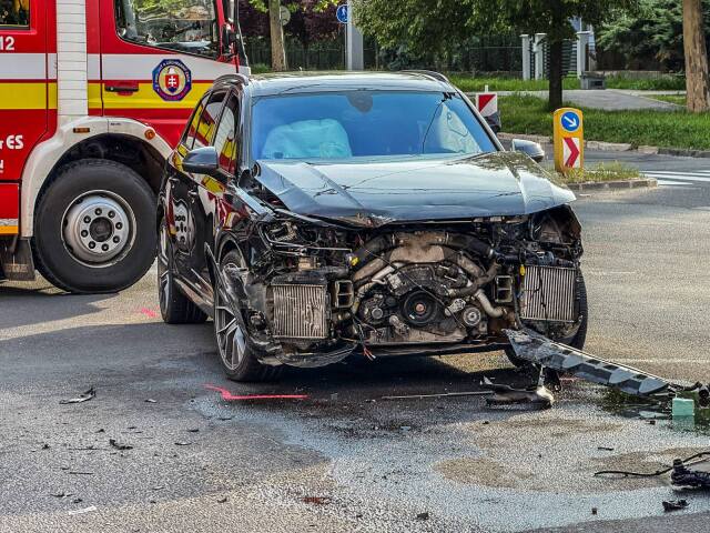 nehoda košice auto