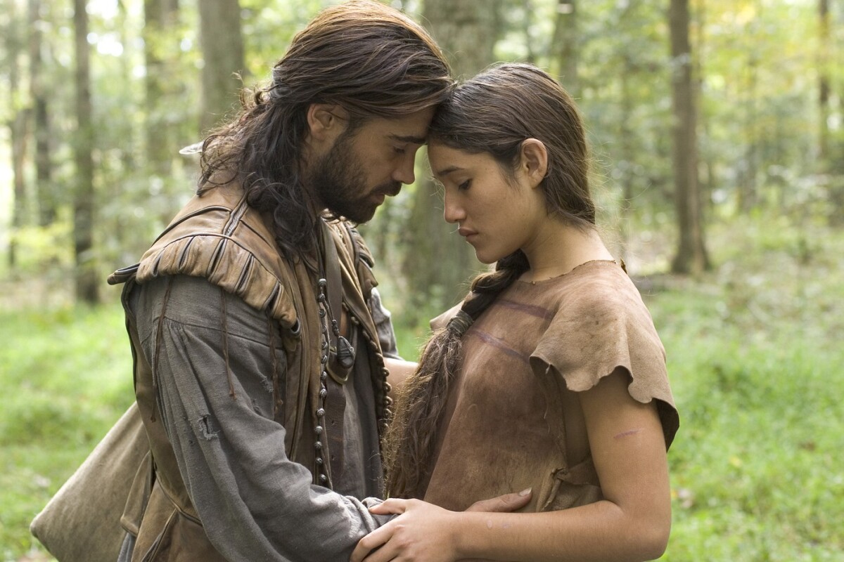 Colin Farrell a Q'Orianka Kilcher vo filme Nový svet (2005)