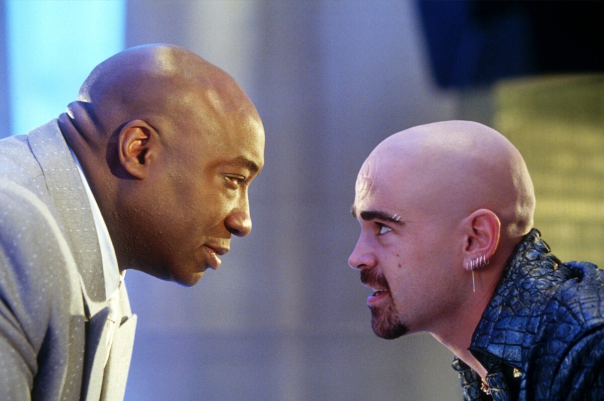 Michael Clarke Duncan a Colin Farrell vo filme Daredevil 