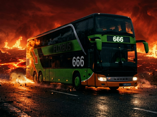 Flixbus, Hel, Poľsko, číslo 666