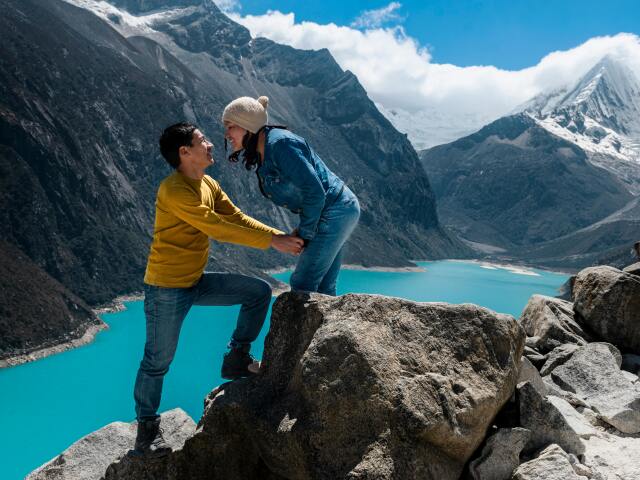 Peru, Andy, Ancash, hory, kopce, turisti, dovolenka, cestovanie, cestovný ruch