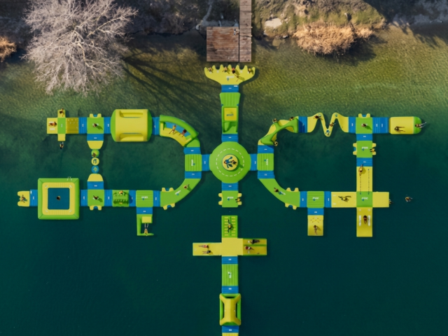 Petržalka, vodný park, nafukovací hrad, Draždiak, Bratislava