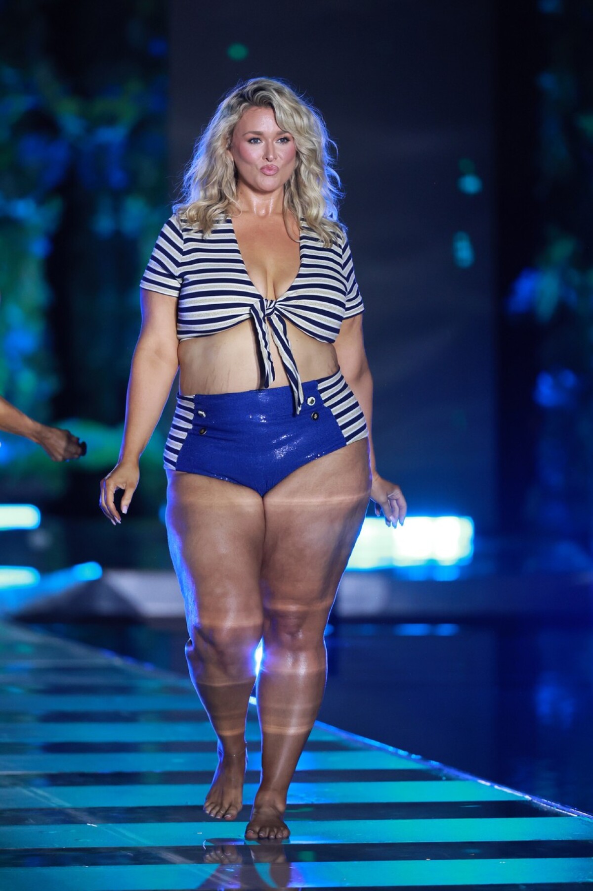 Americká plus-size modelka Hunter McGrady