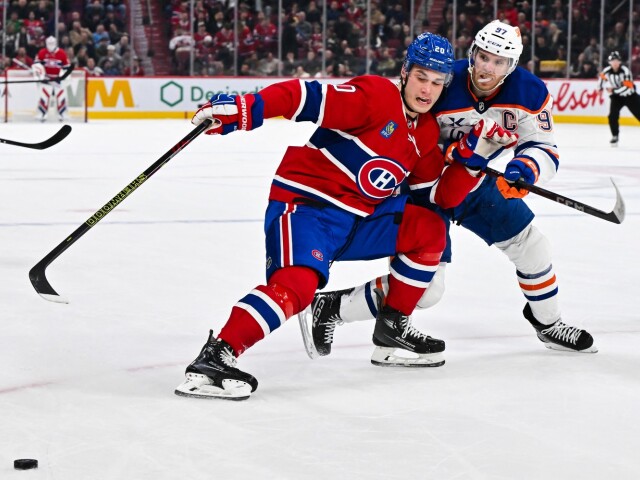 Juraj Slafkovský, Connor McDavid