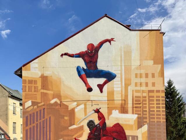 Spidey Street Art, Spider-Man