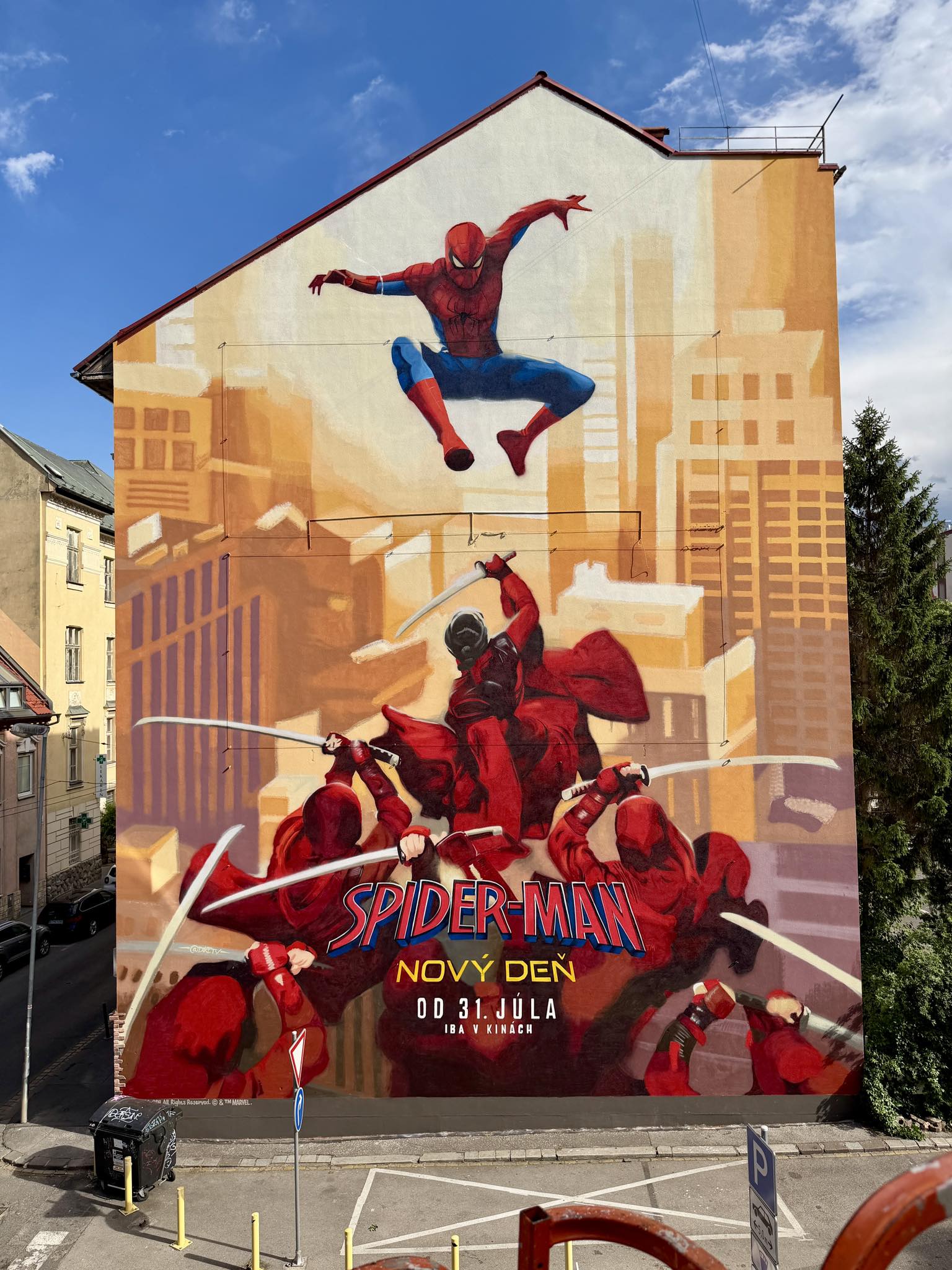 Mural je súčasťou programu pri príležitosti 15. výročia Bratislava Street Art Festivalu.