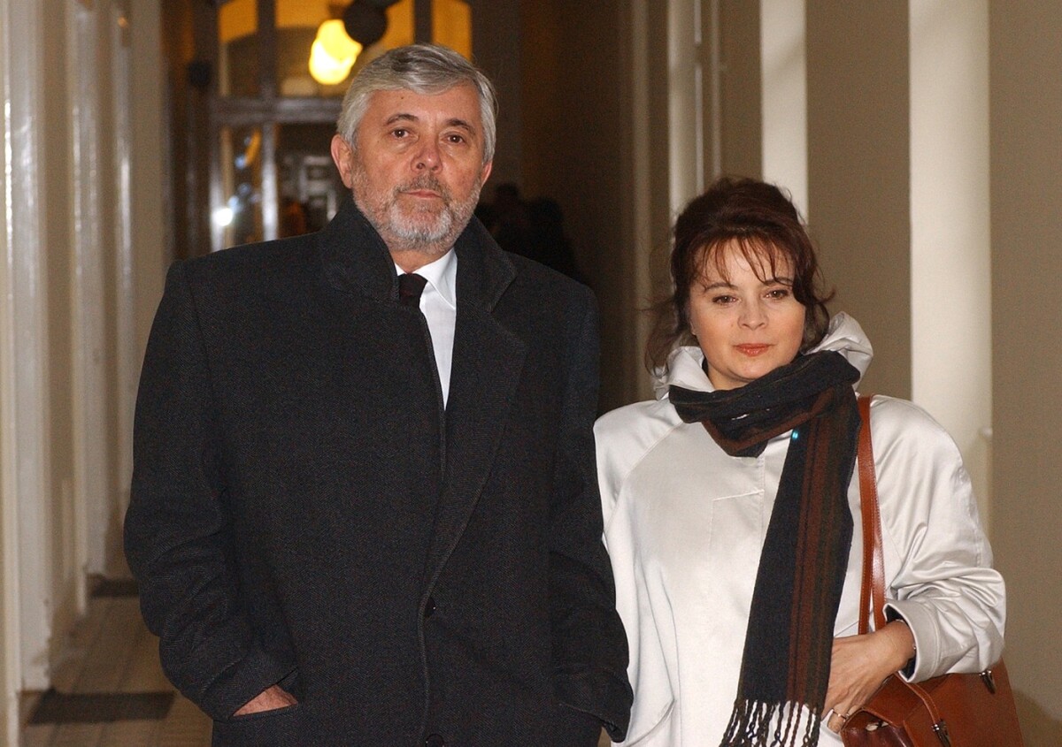 Herečka Libuše Šafránková a jej manžel Josef Abrhám na archívnom zábere.
