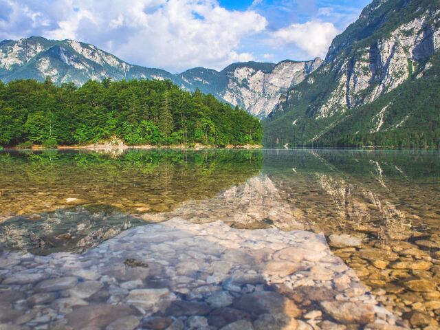 Jazero Bohinj, Slovinsko