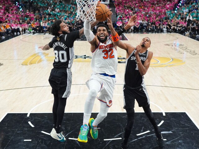 USA Basketbal NBA play off 1. finále San Antonio New York