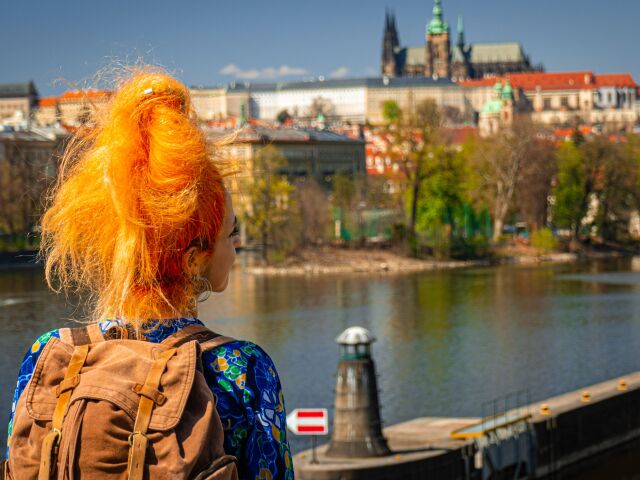 Praha, Česko, cestovanie, dovolenka, ruksak, Vltava, rieka