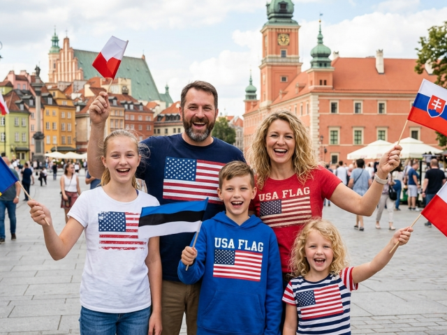Američania, Európa