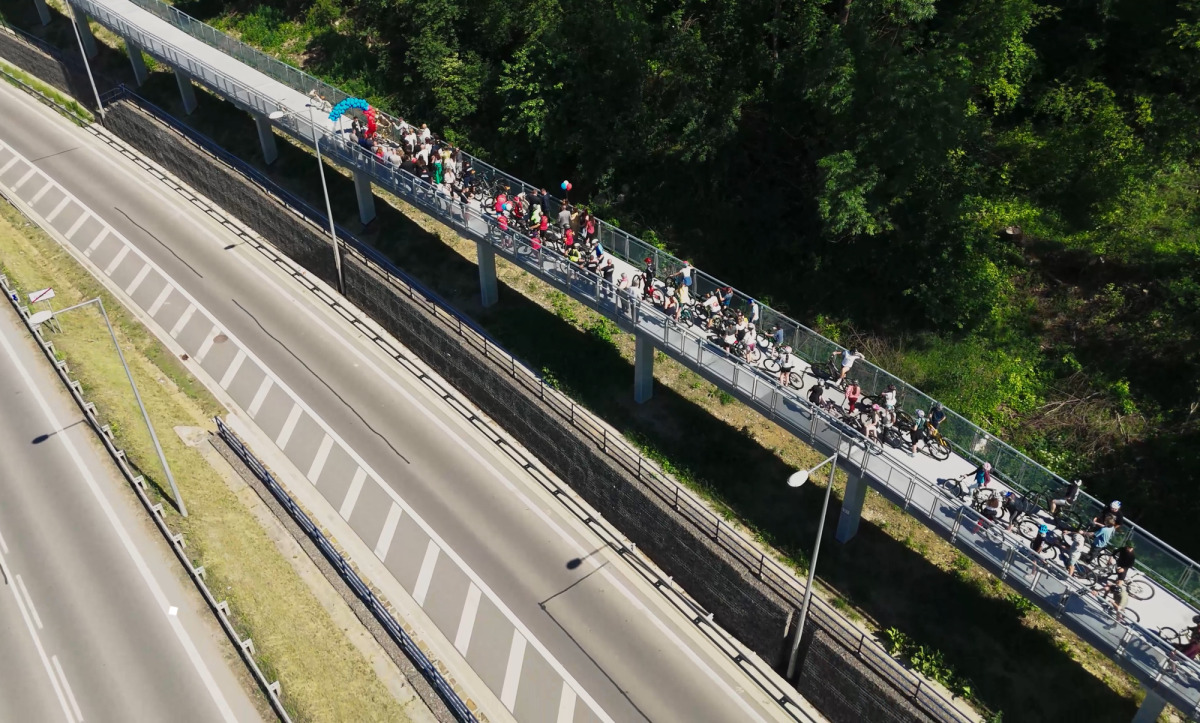 trasa, cyklolávka, Brezno