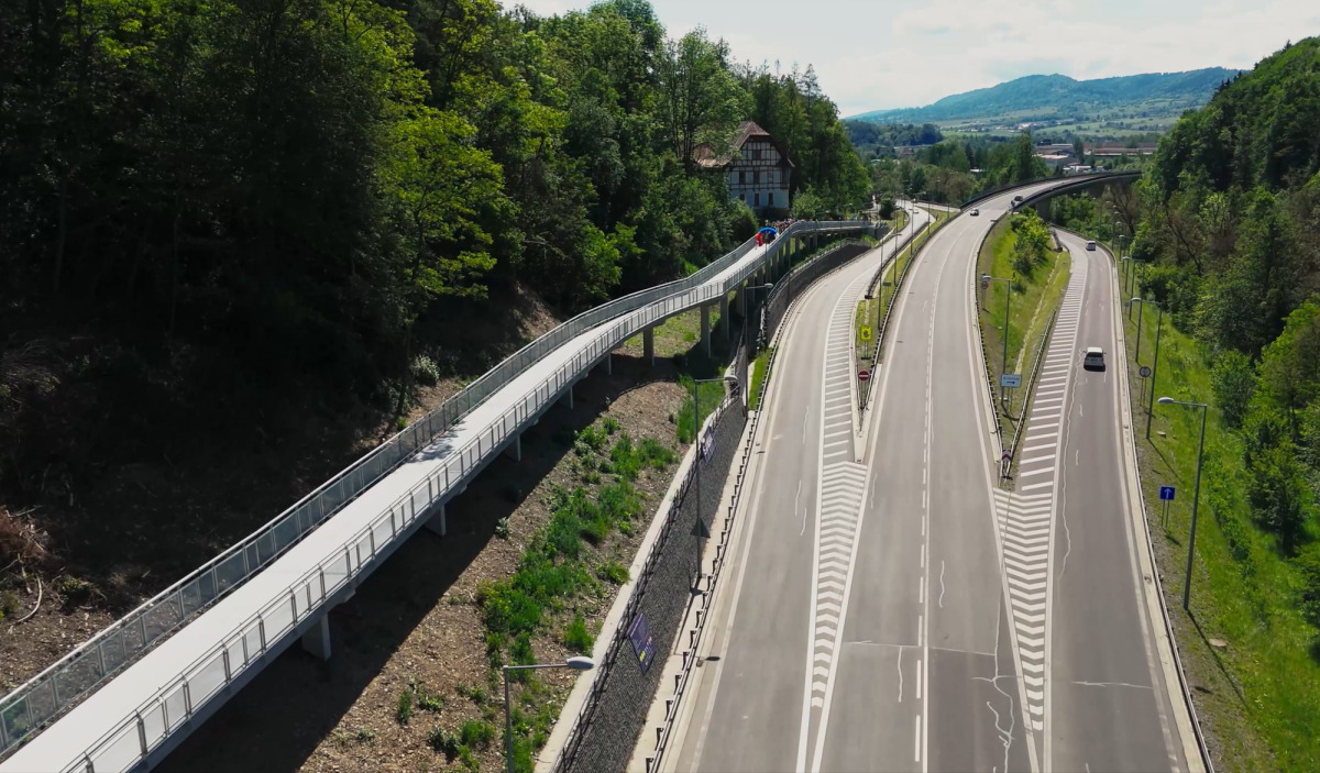 trasa, cyklolávka, Brezno