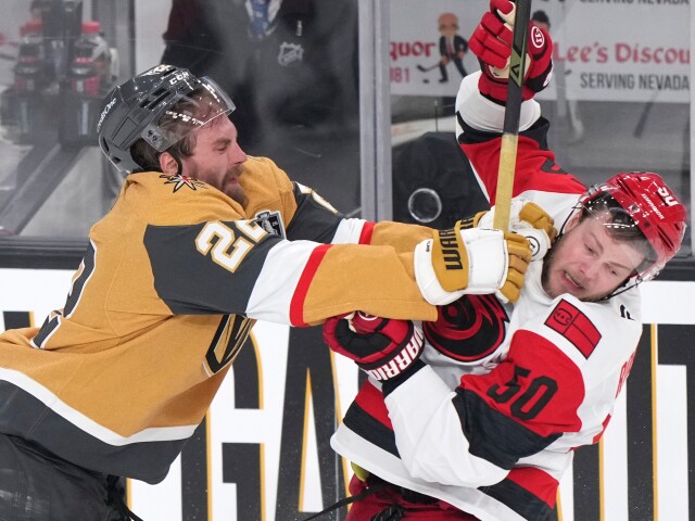 Stanley Cup Hurricanes Golden Knights NHL