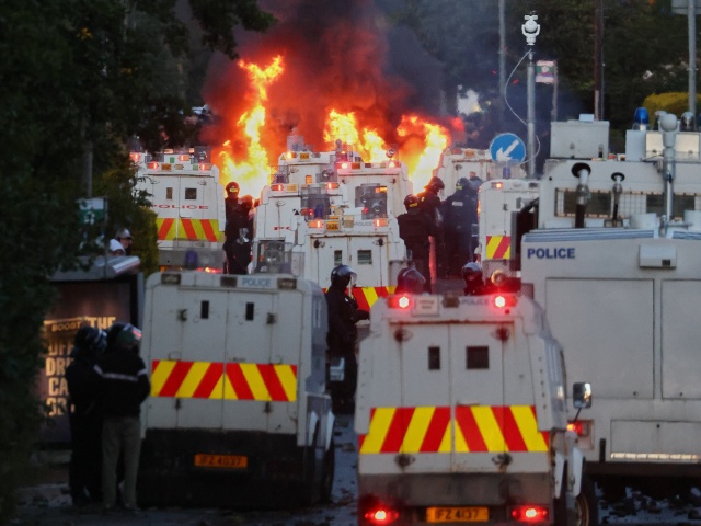 Britain Northern Ireland Stabbing Protests