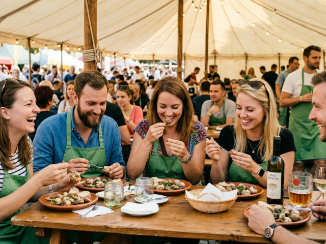 slimáky, gastro festival,