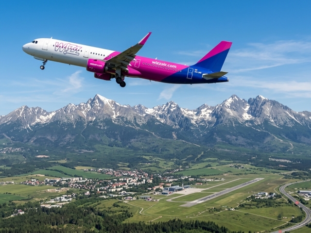 Wizz Air, Tatry, lietadlo, cestovanie