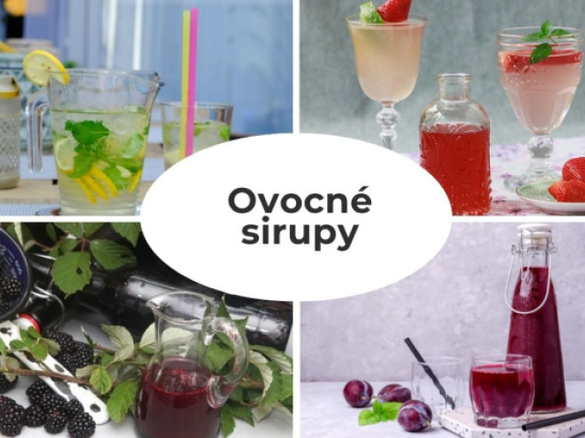 16x ovocné sirupy. Bohatá zbierka receptov, vďaka ktorej budete mať čo robiť a piť celé leto