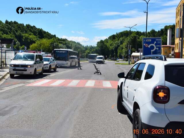 Banská Štiavnica, nehoda, kočík