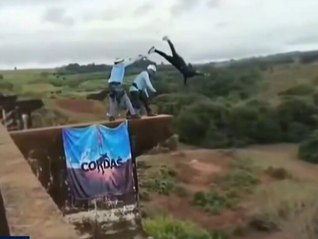 Brazília, rope jumping, most, tragédia, Maria Eduarda Rodrigues de Freitas, Ponte do Esqueleto (Most kostier)